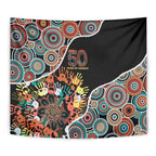 Honouring 50 Year Of NAIDOC Tapestry Honouring The Next Generation Red Aboriginal Art