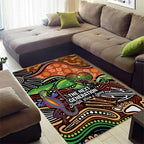 Thriving Together NAIDOC 2025 Area Rug Aboriginal Indigenous Art