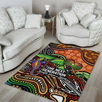 Thriving Together NAIDOC 2025 Area Rug Aboriginal Indigenous Art