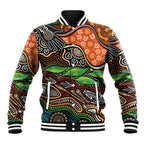 Thriving Together NAIDOC 2025 Baseball Jacket Aboriginal Indigenous Art