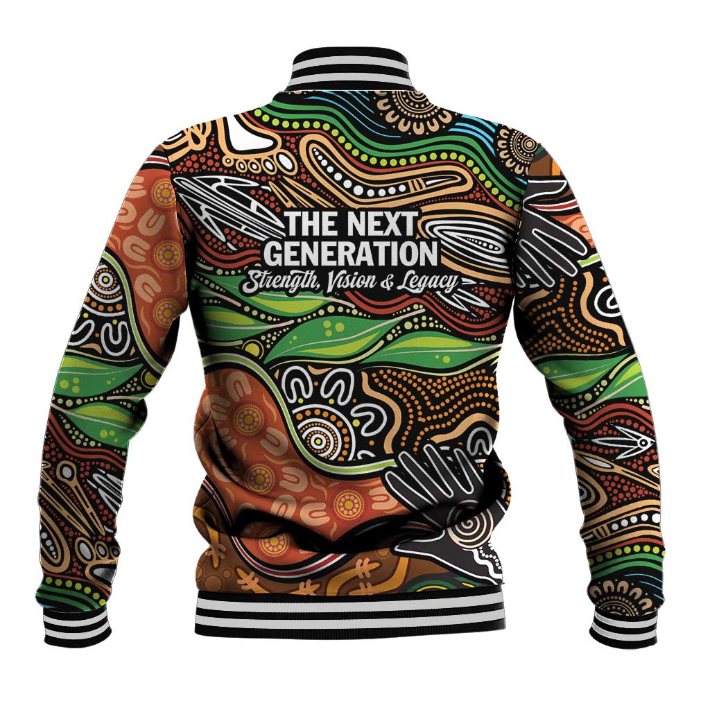 Thriving Together NAIDOC 2025 Baseball Jacket Aboriginal Indigenous Art
