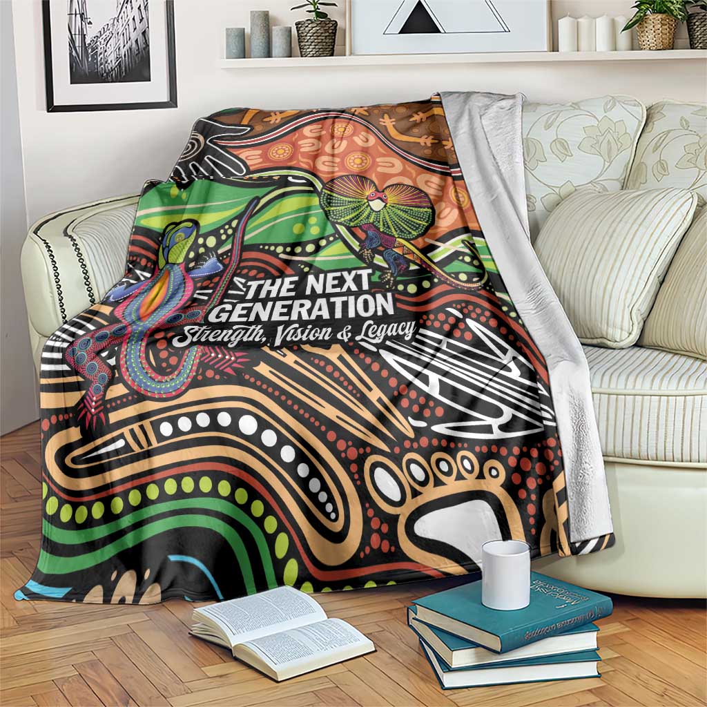Thriving Together NAIDOC 2025 Blanket Aboriginal Indigenous Art