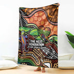 Thriving Together NAIDOC 2025 Blanket Aboriginal Indigenous Art