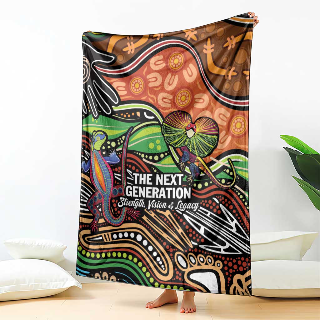Thriving Together NAIDOC 2025 Blanket Aboriginal Indigenous Art