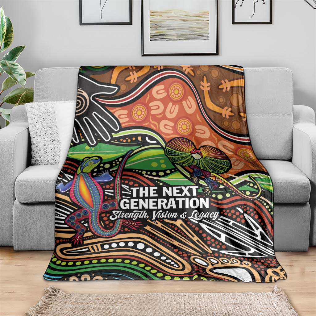 Thriving Together NAIDOC 2025 Blanket Aboriginal Indigenous Art