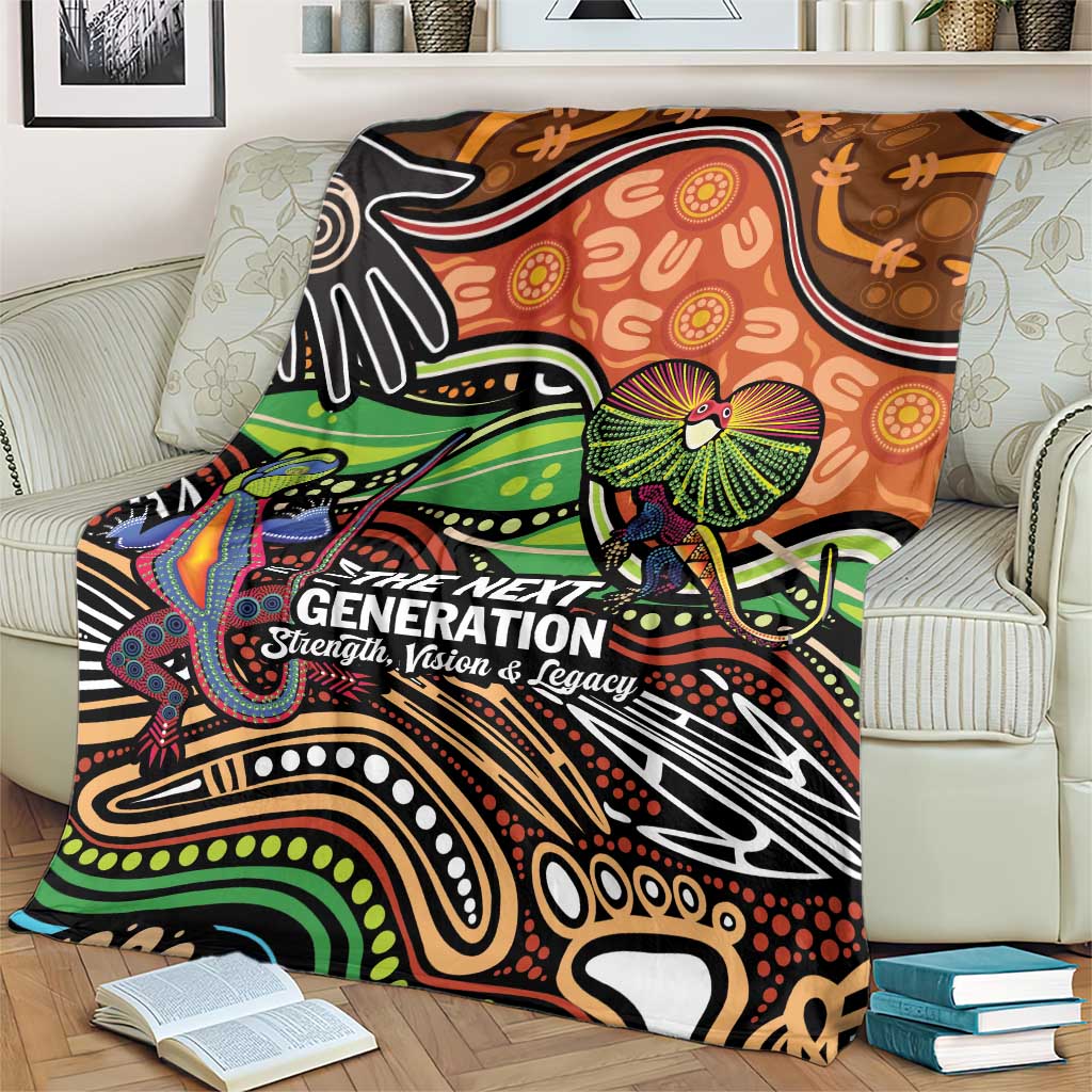 Thriving Together NAIDOC 2025 Blanket Aboriginal Indigenous Art