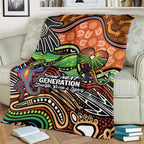 Thriving Together NAIDOC 2025 Blanket Aboriginal Indigenous Art