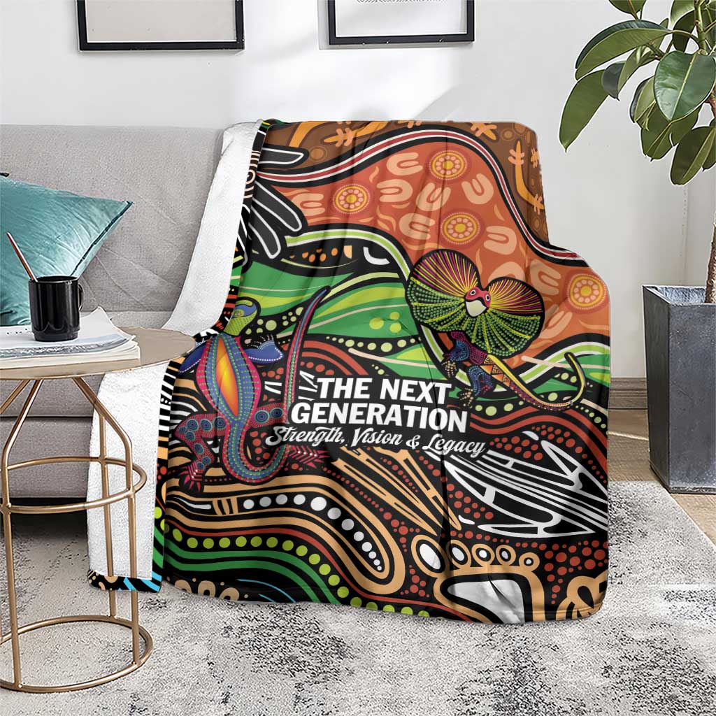 Thriving Together NAIDOC 2025 Blanket Aboriginal Indigenous Art
