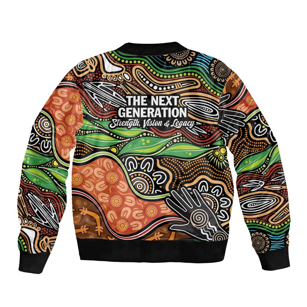 Thriving Together NAIDOC 2025 Bomber Jacket Aboriginal Indigenous Art