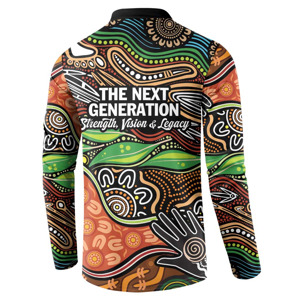 Thriving Together NAIDOC 2025 Button Sweatshirt Aboriginal Indigenous Art