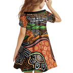 Thriving Together NAIDOC 2025 Family Matching Long Sleeve Bodycon Dress and Hawaiian Shirt Aboriginal Indigenous Art