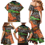 Thriving Together NAIDOC 2025 Family Matching Mermaid Dress and Hawaiian Shirt Aboriginal Indigenous Art