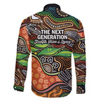 Thriving Together NAIDOC 2025 Family Matching Off Shoulder Short Dress and Hawaiian Shirt Aboriginal Indigenous Art