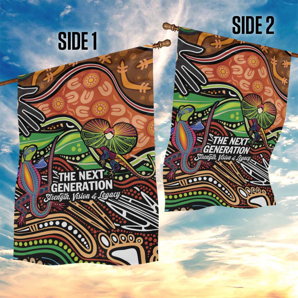 Thriving Together NAIDOC 2025 Garden Flag Aboriginal Indigenous Art
