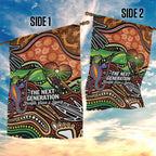 Thriving Together NAIDOC 2025 Garden Flag Aboriginal Indigenous Art