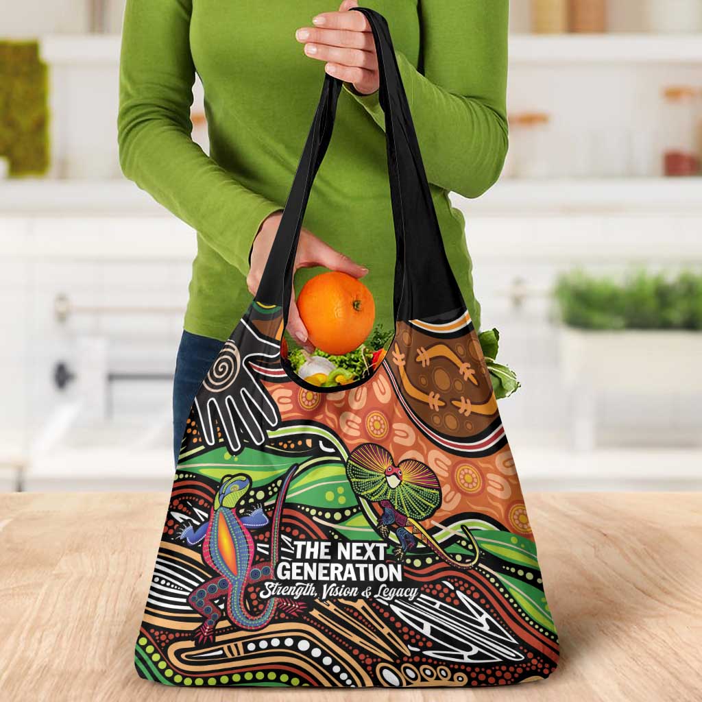 Thriving Together NAIDOC 2025 Grocery Bag Aboriginal Indigenous Art