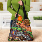 Thriving Together NAIDOC 2025 Grocery Bag Aboriginal Indigenous Art