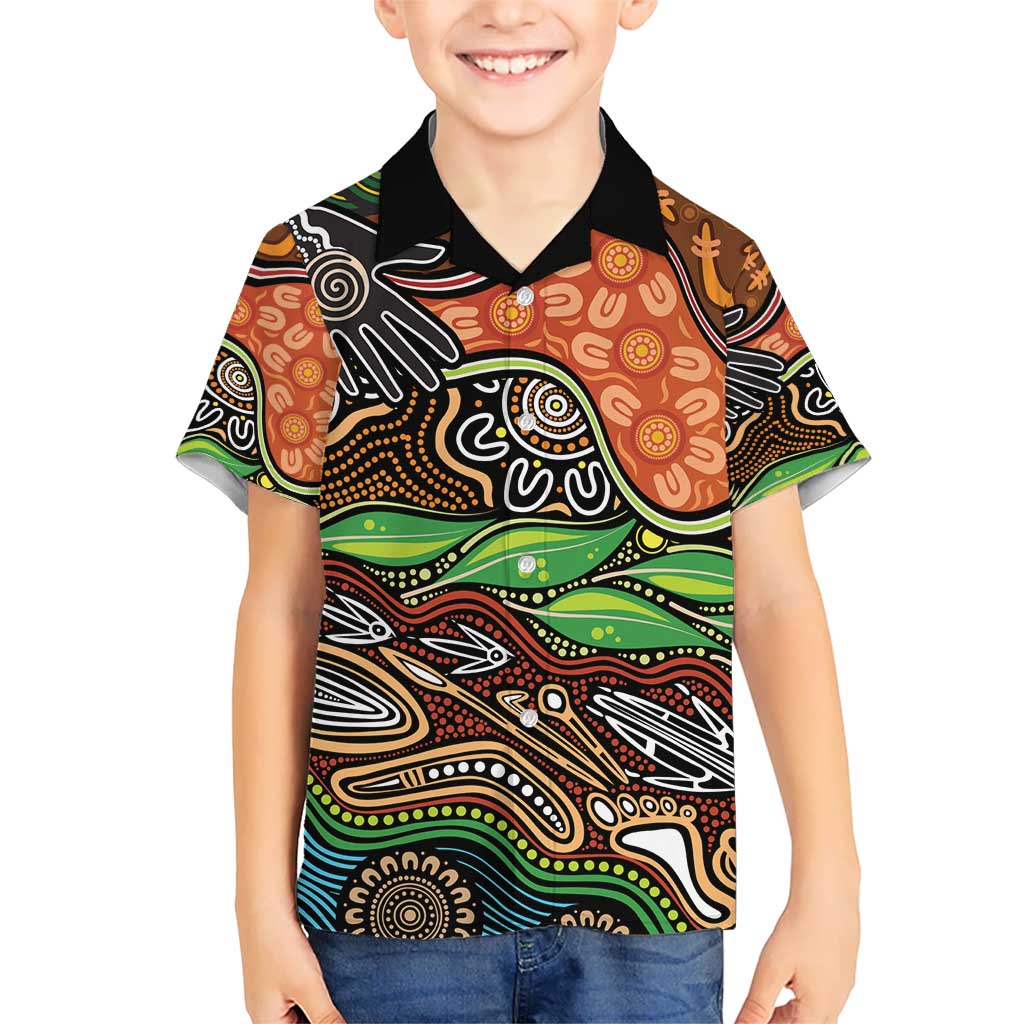 Thriving Together NAIDOC 2025 Hawaiian Shirt Aboriginal Indigenous Art