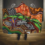 Thriving Together NAIDOC 2025 Hooded Blanket Aboriginal Indigenous Art
