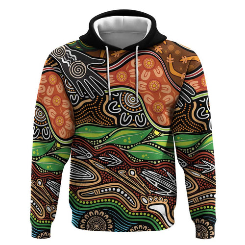 Thriving Together NAIDOC 2025 Hoodie Aboriginal Indigenous Art