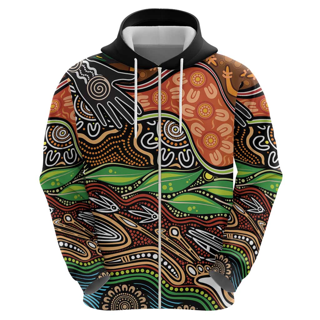 Thriving Together NAIDOC 2025 Hoodie Aboriginal Indigenous Art