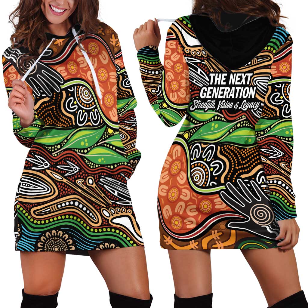 Thriving Together NAIDOC 2025 Hoodie Dress Aboriginal Indigenous Art