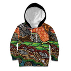 Thriving Together NAIDOC 2025 Kid Hoodie Aboriginal Indigenous Art