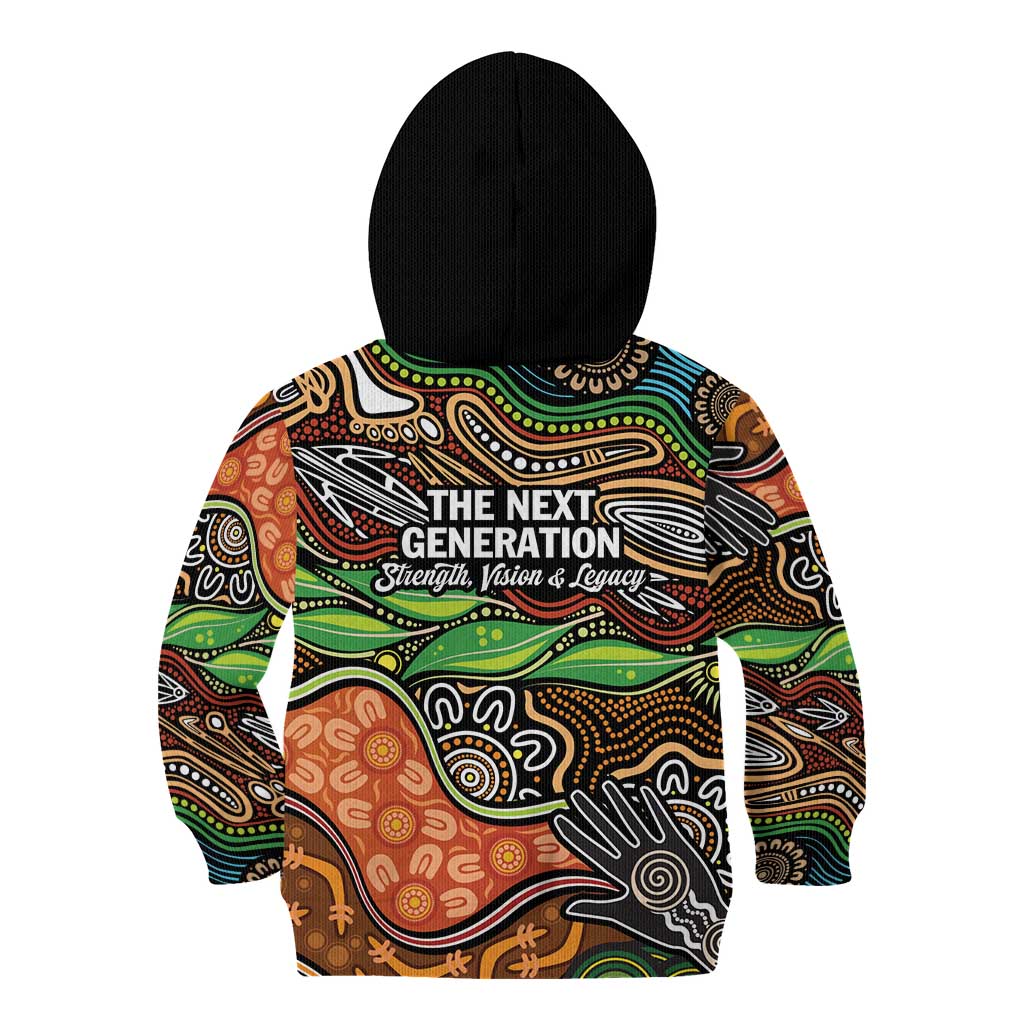 Thriving Together NAIDOC 2025 Kid Hoodie Aboriginal Indigenous Art