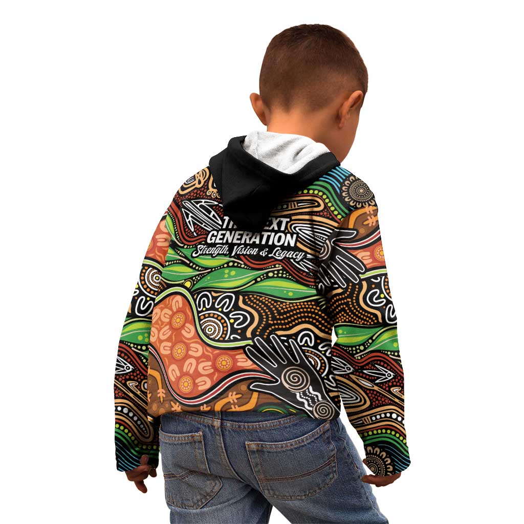Thriving Together NAIDOC 2025 Kid Hoodie Aboriginal Indigenous Art