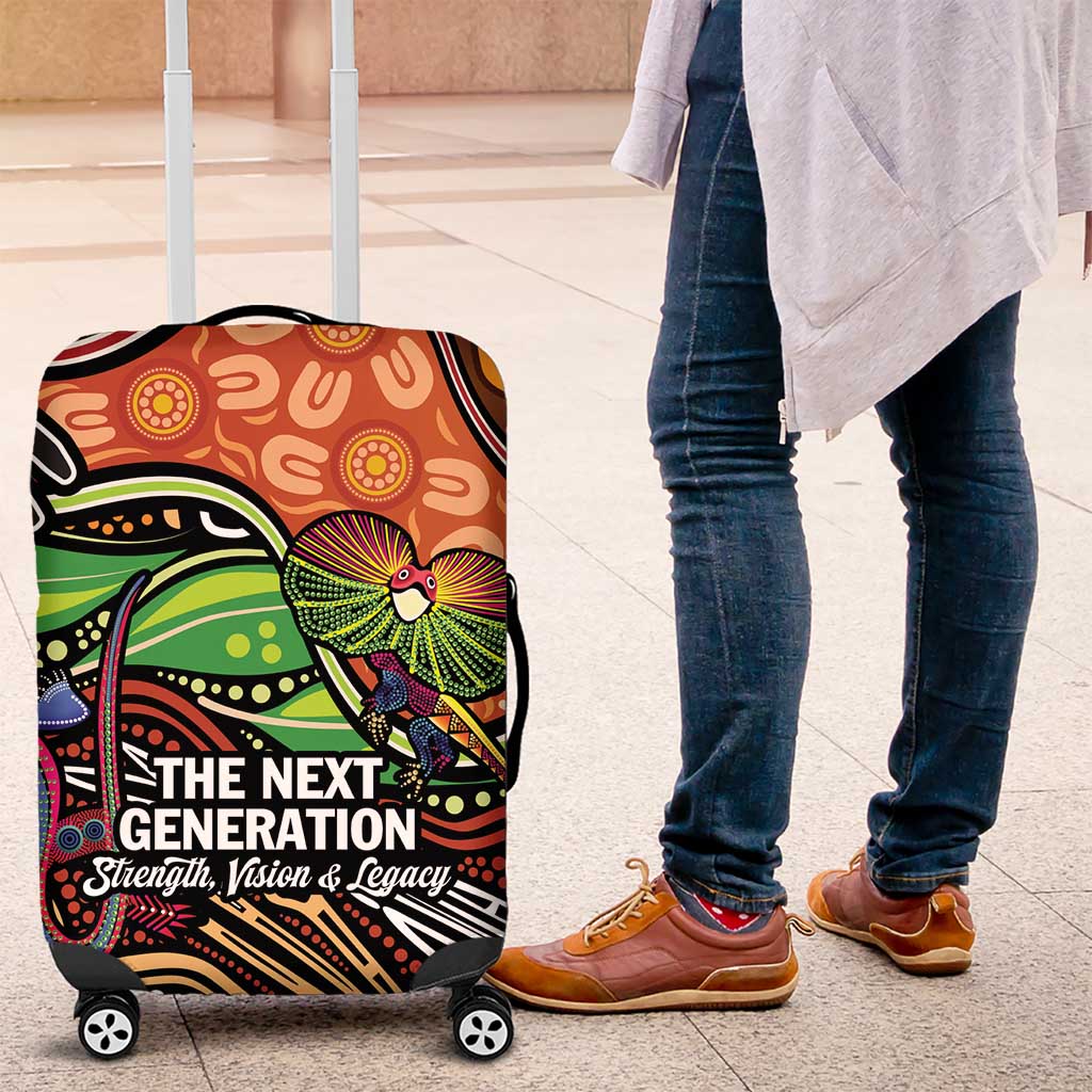 Thriving Together NAIDOC 2025 Luggage Cover Aboriginal Indigenous Art