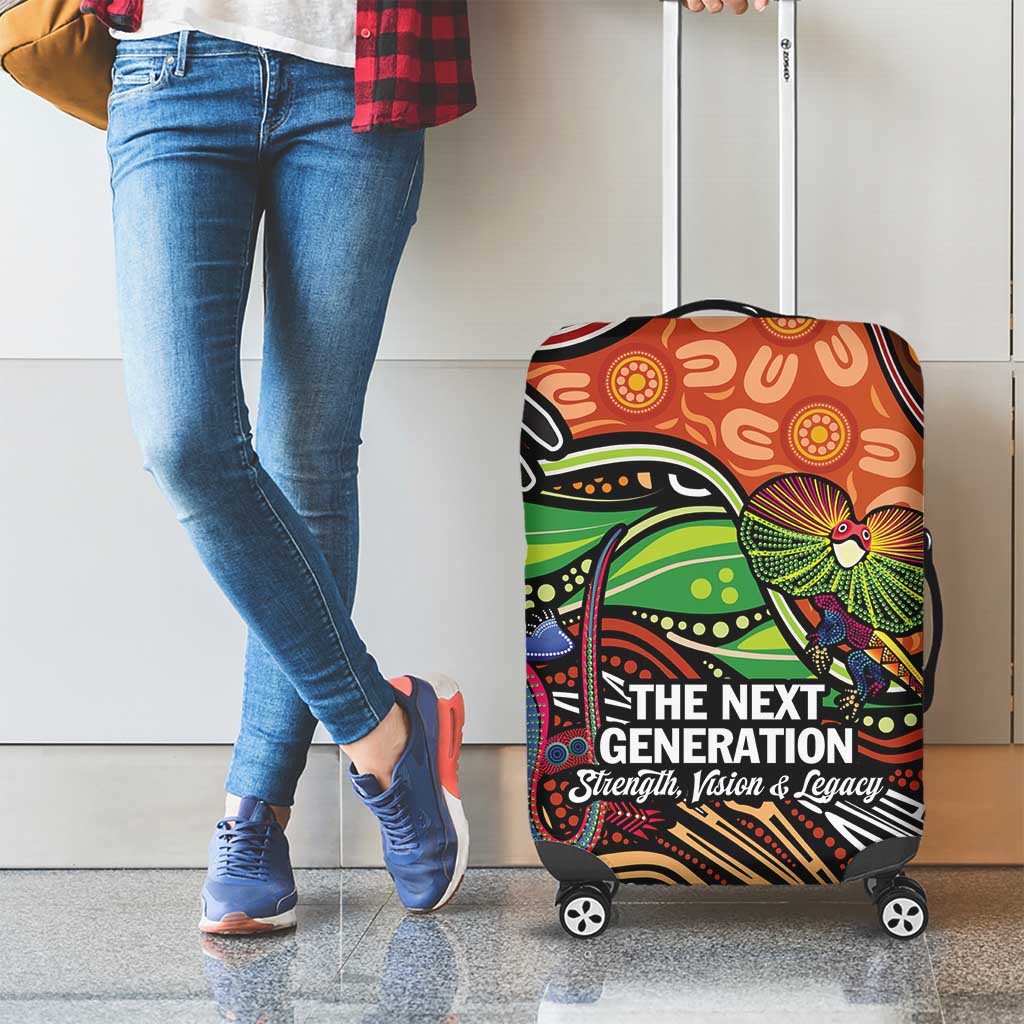 Thriving Together NAIDOC 2025 Luggage Cover Aboriginal Indigenous Art