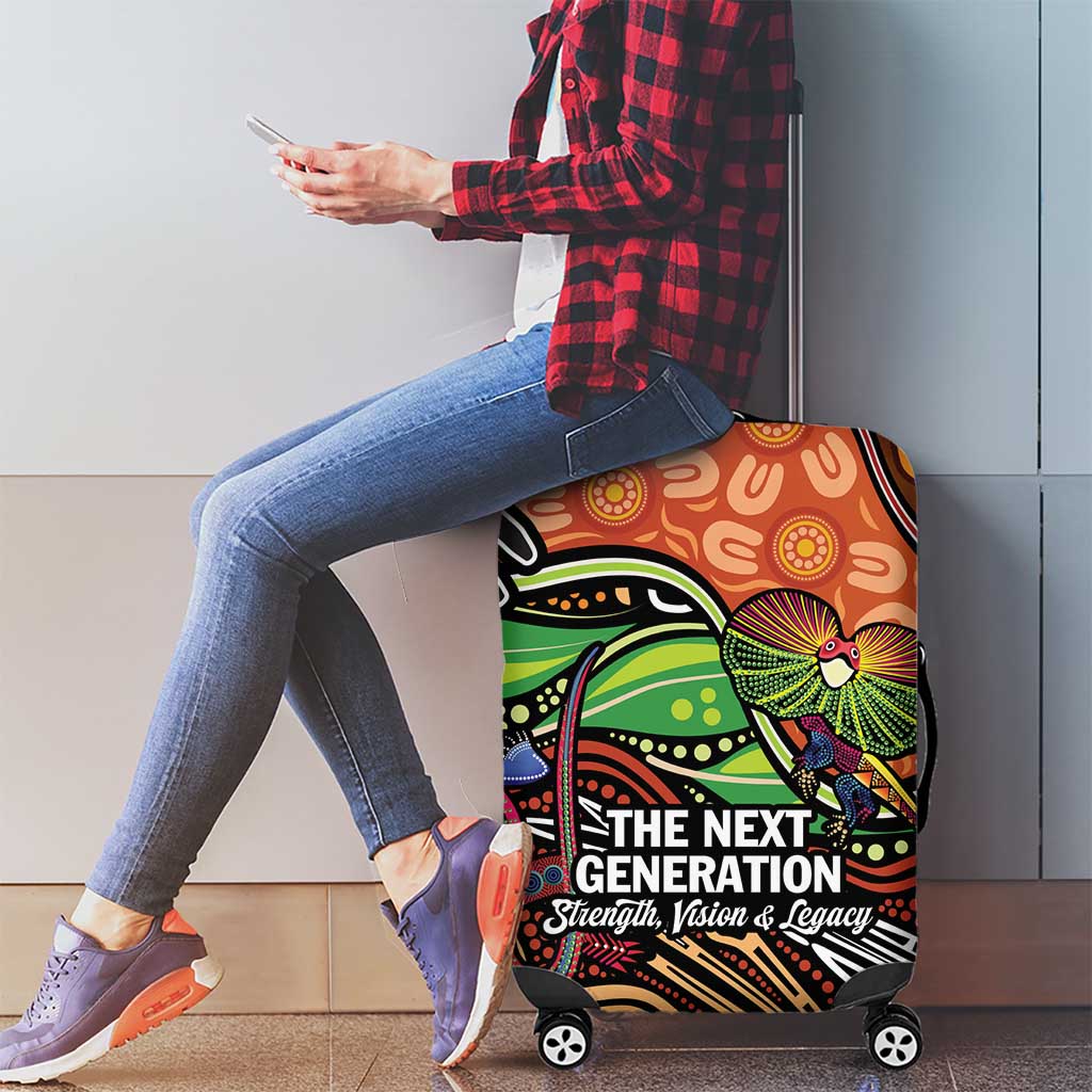 Thriving Together NAIDOC 2025 Luggage Cover Aboriginal Indigenous Art