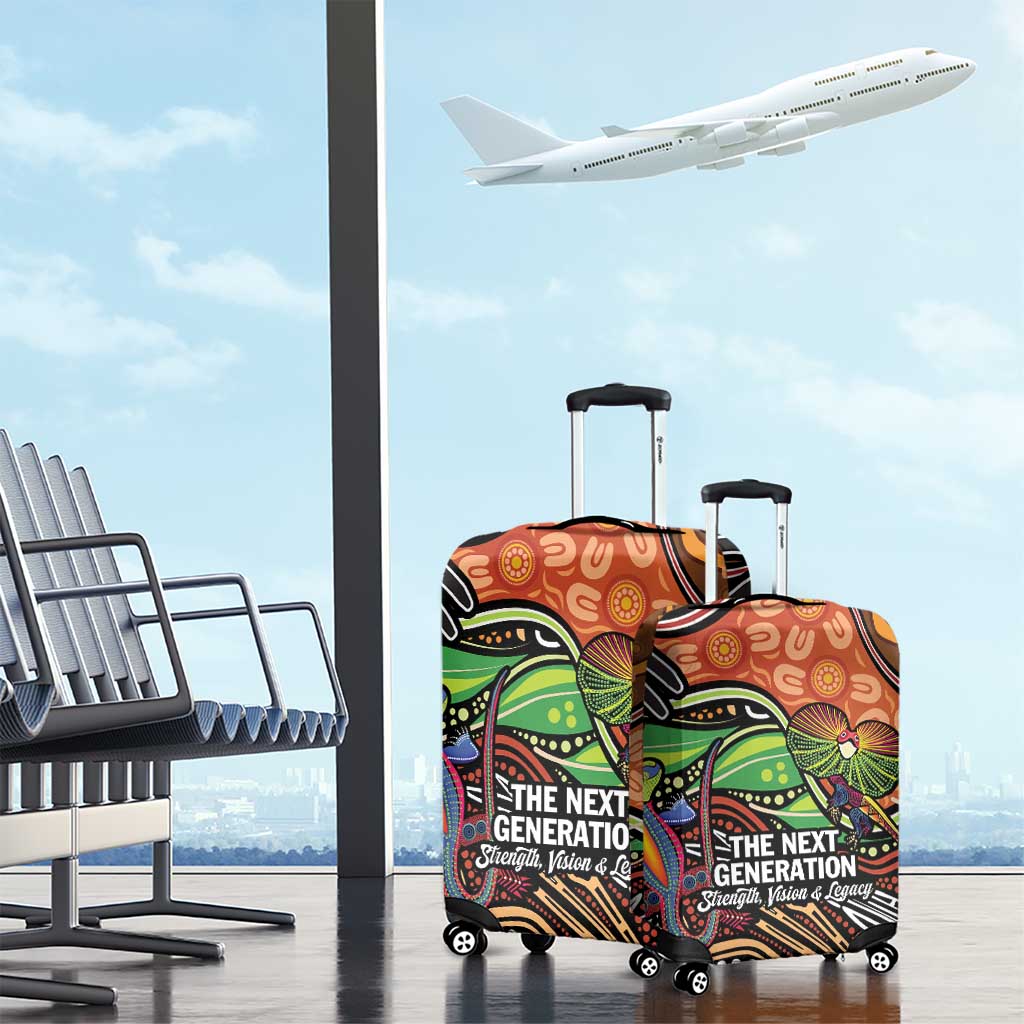 Thriving Together NAIDOC 2025 Luggage Cover Aboriginal Indigenous Art