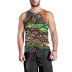 Thriving Together NAIDOC 2025 Men Tank Top Aboriginal Indigenous Art