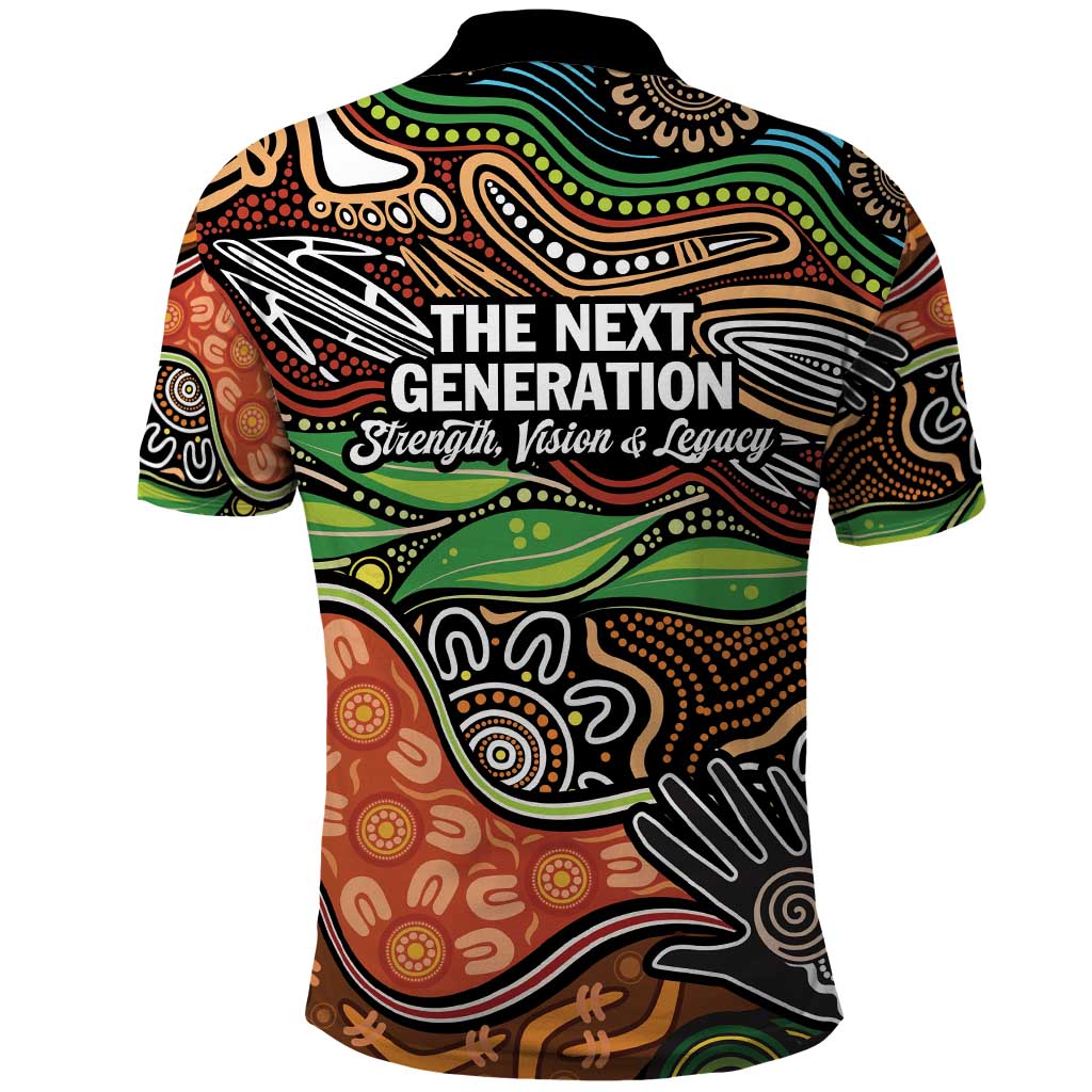 Thriving Together NAIDOC 2025 Polo Shirt Aboriginal Indigenous Art