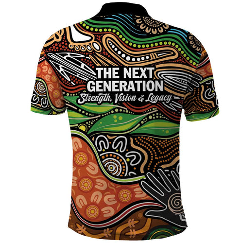 Thriving Together NAIDOC 2025 Polo Shirt Aboriginal Indigenous Art