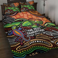 Thriving Together NAIDOC 2025 Quilt Bed Set Aboriginal Indigenous Art