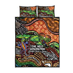 Thriving Together NAIDOC 2025 Quilt Bed Set Aboriginal Indigenous Art