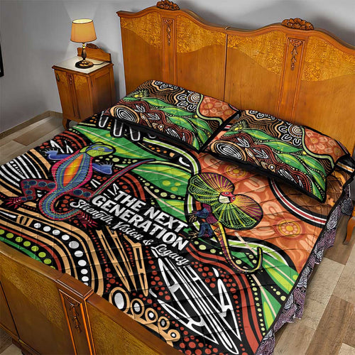 Thriving Together NAIDOC 2025 Quilt Bed Set Aboriginal Indigenous Art