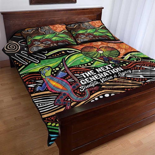Thriving Together NAIDOC 2025 Quilt Bed Set Aboriginal Indigenous Art