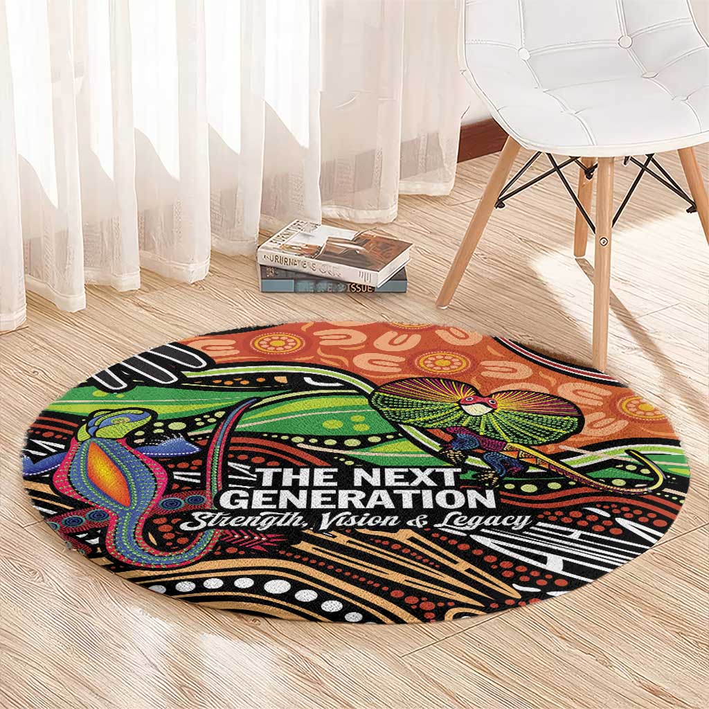 Thriving Together NAIDOC 2025 Round Carpet Aboriginal Indigenous Art