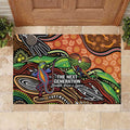 Thriving Together NAIDOC 2025 Rubber Doormat Aboriginal Indigenous Art