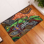Thriving Together NAIDOC 2025 Rubber Doormat Aboriginal Indigenous Art