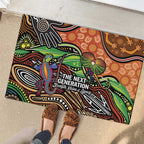 Thriving Together NAIDOC 2025 Rubber Doormat Aboriginal Indigenous Art