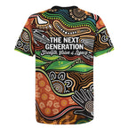 Thriving Together NAIDOC 2025 Rugby Jersey Aboriginal Indigenous Art