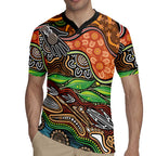 Thriving Together NAIDOC 2025 Rugby Jersey Aboriginal Indigenous Art