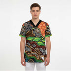 Thriving Together NAIDOC 2025 Scrub Top Aboriginal Indigenous Art - Aussie Hoodie