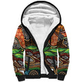 Thriving Together NAIDOC 2025 Sherpa Hoodie Aboriginal Indigenous Art