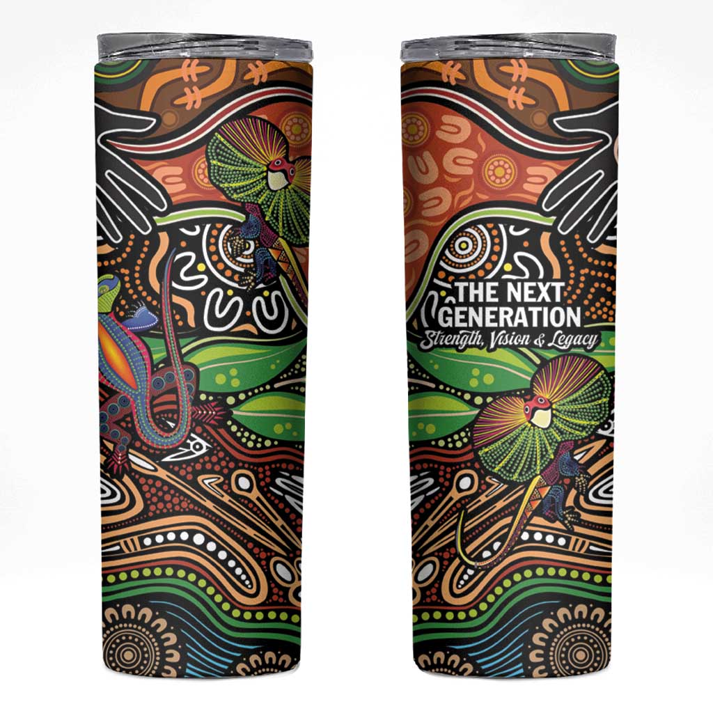 Thriving Together NAIDOC 2025 Skinny Tumbler Aboriginal Indigenous Art