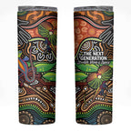 Thriving Together NAIDOC 2025 Skinny Tumbler Aboriginal Indigenous Art